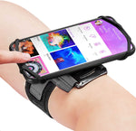 Newppon 180° Rotatable Running Phone Armband